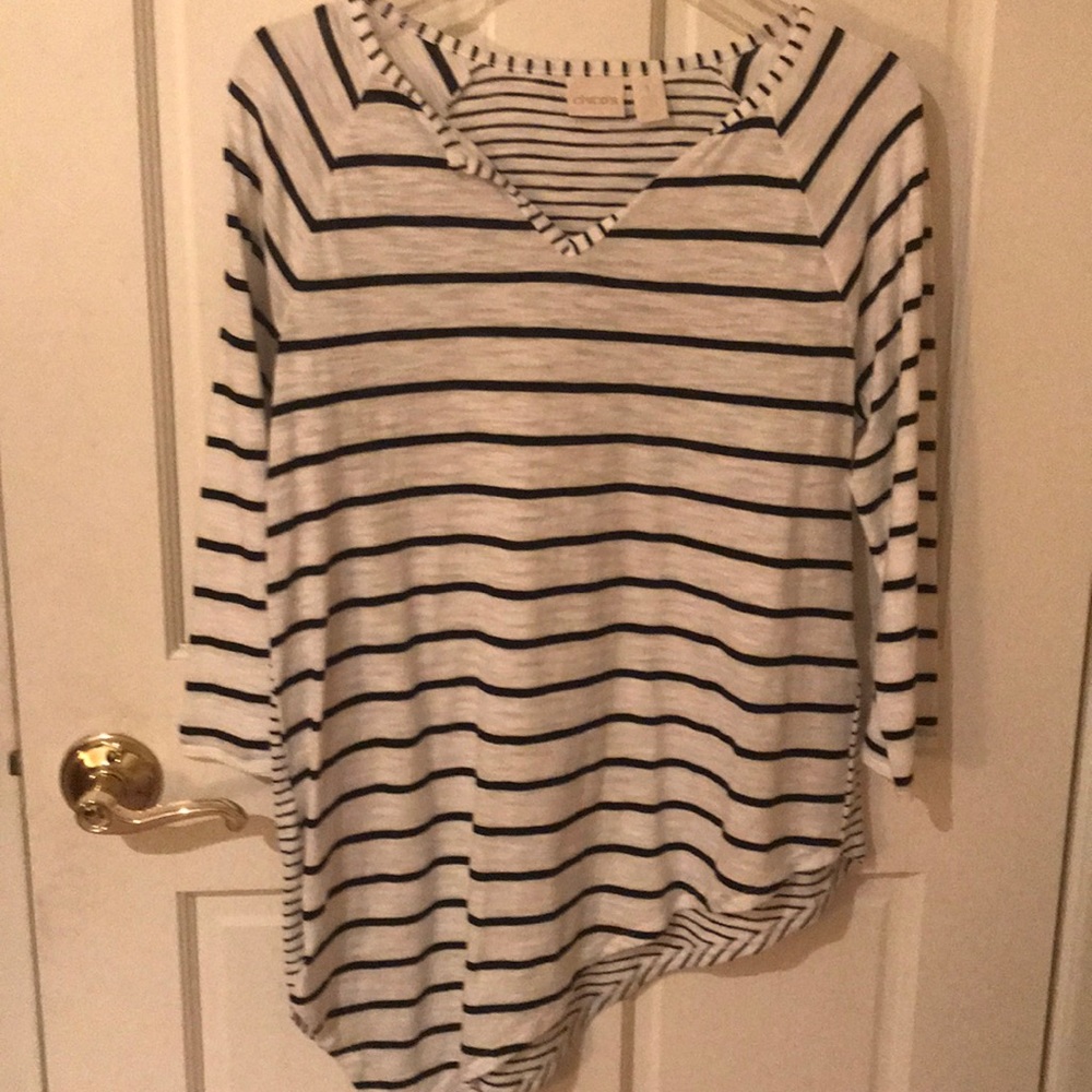 Asymmetrical jersey too